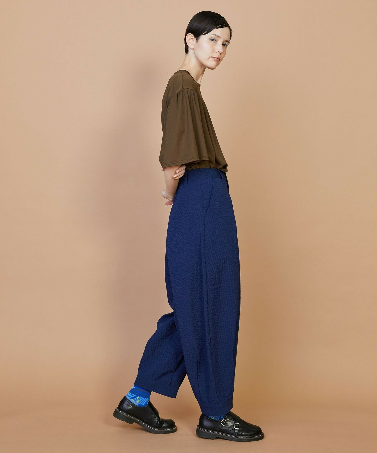 【FRAPBOIS】バルーンサッカー パンツ 詳細画像 ネイビー 22