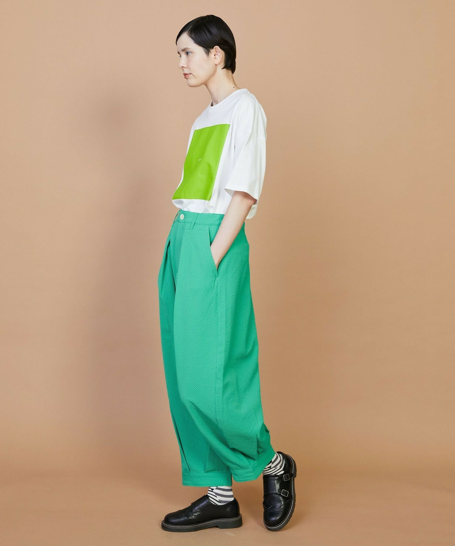 【FRAPBOIS】バルーンサッカー パンツ 詳細画像 ネイビー 4