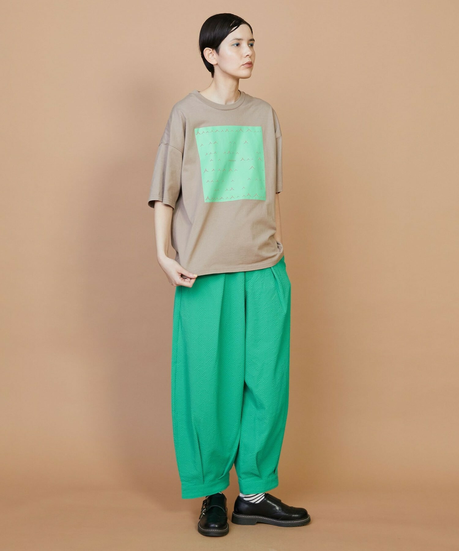 【FRAPBOIS】バルーンサッカー パンツ 詳細画像 ネイビー 8