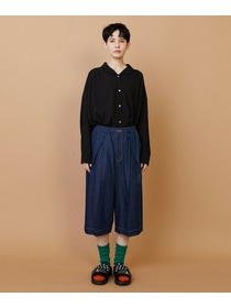 【FRAPBOIS】モイストデニム ハーフパンツ 詳細画像 ブルー 10