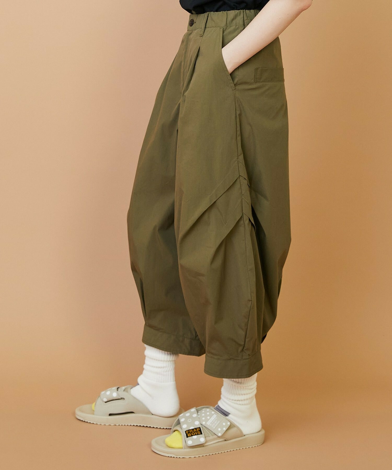 【FRAPBOIS】エアスト パンツ 詳細画像 ブラック 1