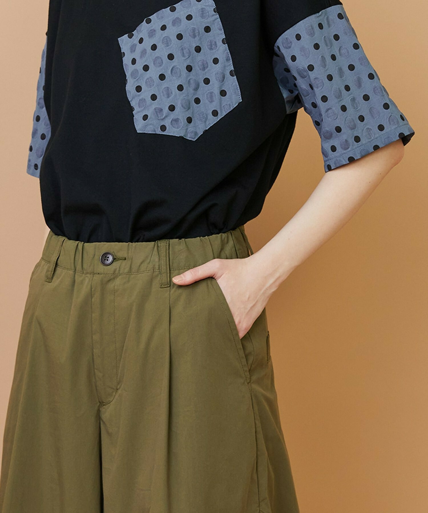 【FRAPBOIS】エアスト パンツ 詳細画像 ブラック 4