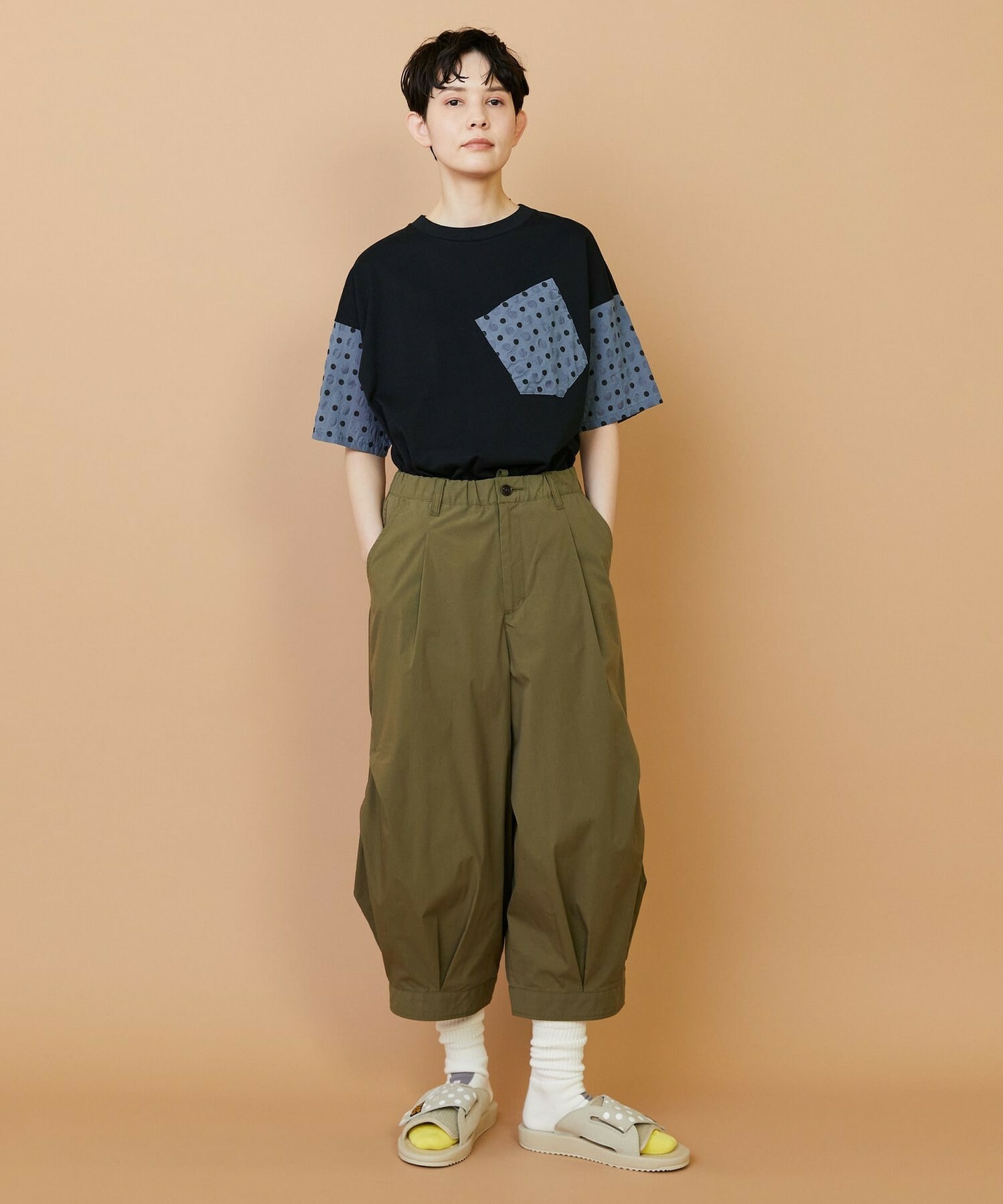 【FRAPBOIS】エアスト パンツ 詳細画像 ブラック 8