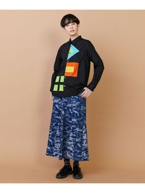 【FRAPBOIS】プラージュデニム スカート 詳細画像 ネイビー 8