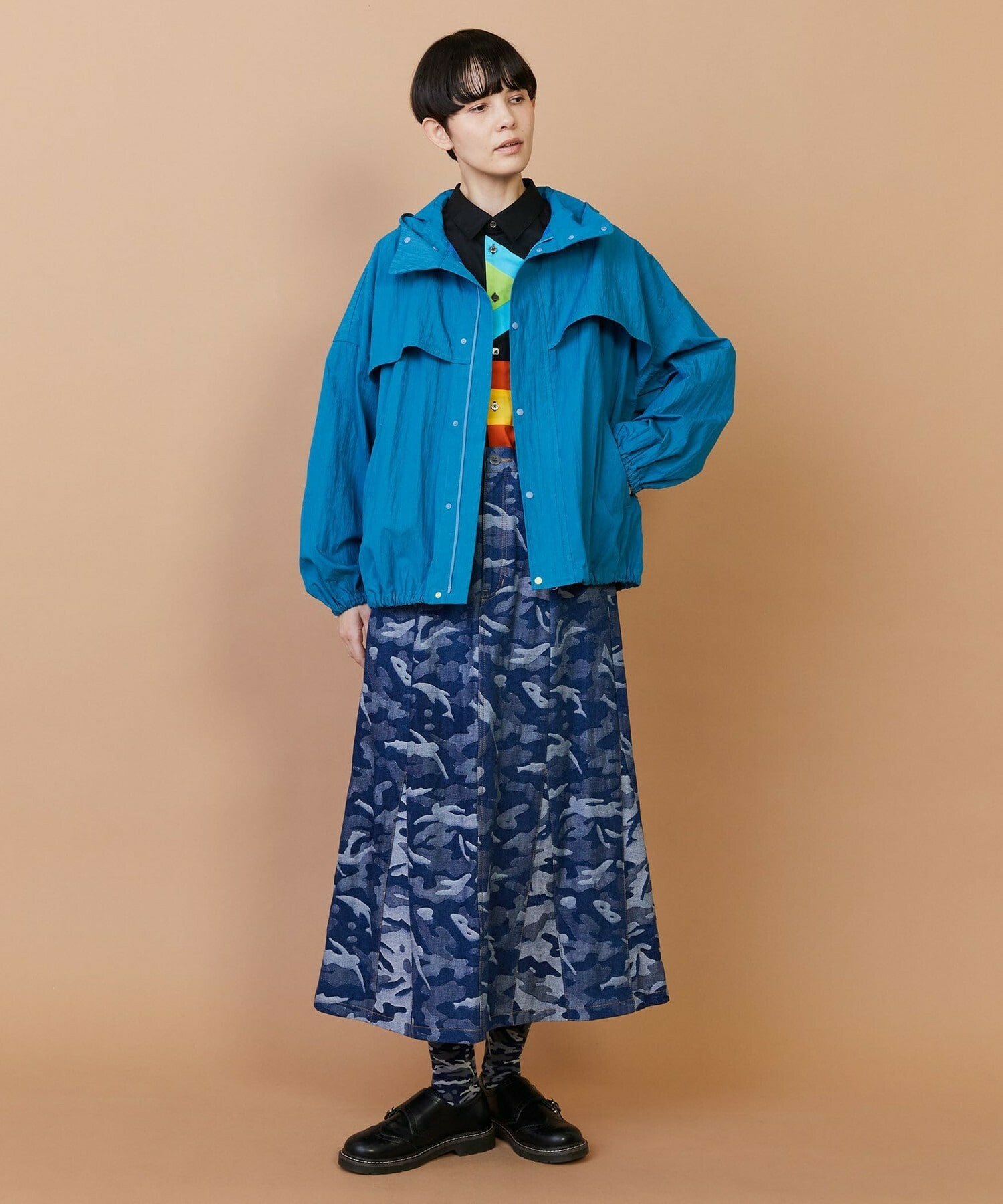 【FRAPBOIS】プラージュデニム スカート 詳細画像 ネイビー 11