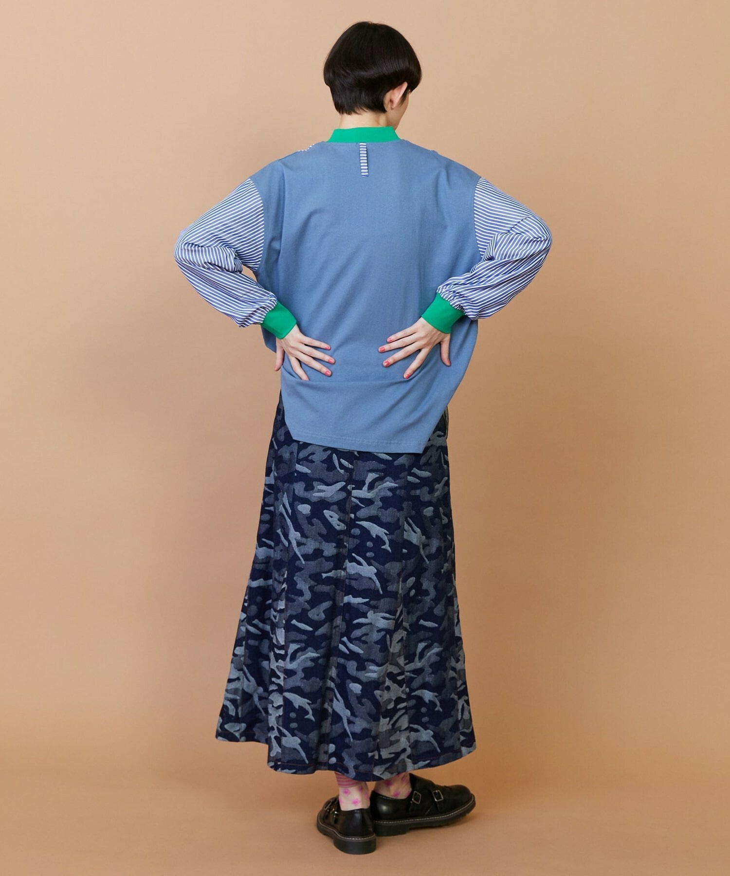 【FRAPBOIS】プラージュデニム スカート 詳細画像 ネイビー 20