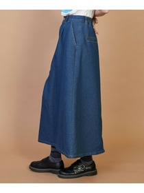 【FRAPBOIS】メッシュデニム スカート 詳細画像 ネイビー 1