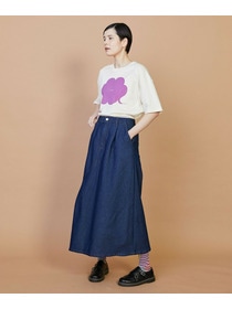 【FRAPBOIS】メッシュデニム スカート 詳細画像 ネイビー 10