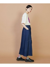 【FRAPBOIS】メッシュデニム スカート 詳細画像 ネイビー 12