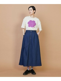 【FRAPBOIS】メッシュデニム スカート 詳細画像 ネイビー 13