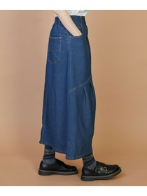 【FRAPBOIS】メッシュデニム スカート 詳細画像 ネイビー 3