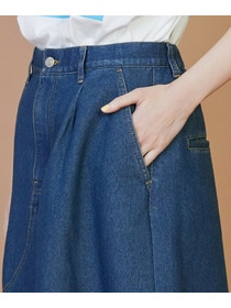 【FRAPBOIS】メッシュデニム スカート 詳細画像 ネイビー 4