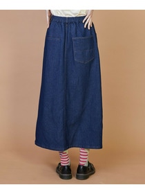 【FRAPBOIS】メッシュデニム スカート 詳細画像 ネイビー 8