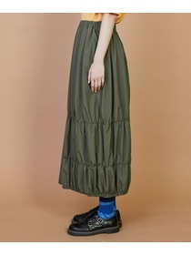 【FRAPBOIS】マットタフタ スカート 詳細画像 ブラック 1