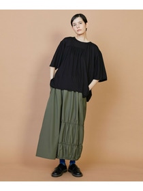 【FRAPBOIS】マットタフタ スカート 詳細画像 ブラック 12