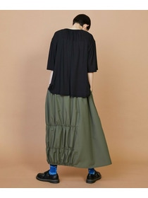 【FRAPBOIS】マットタフタ スカート 詳細画像 ブラック 13