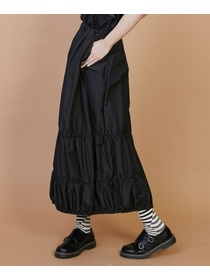 【FRAPBOIS】マットタフタ スカート 詳細画像 ブラック 15