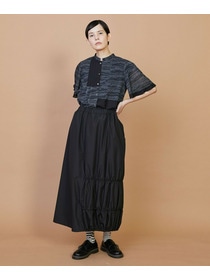 【FRAPBOIS】マットタフタ スカート 詳細画像 ブラック 18