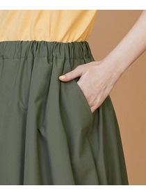 【FRAPBOIS】マットタフタ スカート 詳細画像 ブラック 4