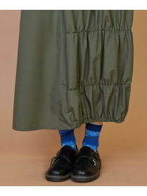 【FRAPBOIS】マットタフタ スカート 詳細画像 ブラック 5