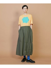 【FRAPBOIS】マットタフタ スカート 詳細画像 ブラック 7