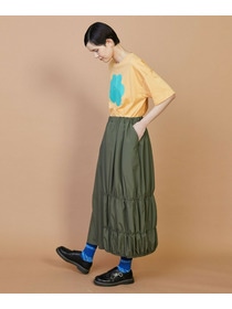 【FRAPBOIS】マットタフタ スカート 詳細画像 ブラック 8