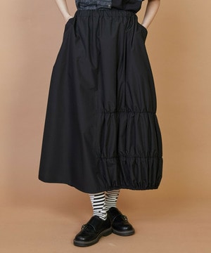 【FRAPBOIS】マットタフタ スカート 詳細画像 ブラック 1