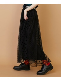 【FRAPBOIS】チュールスカート 詳細画像 ブラウン 1