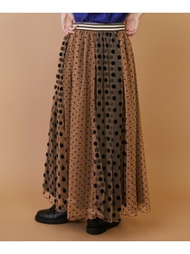 【FRAPBOIS】チュールスカート 詳細画像 ブラウン 13