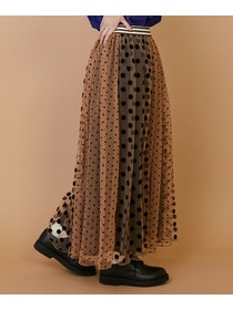 【FRAPBOIS】チュールスカート 詳細画像 ブラウン 14