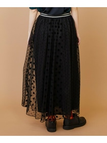 【FRAPBOIS】チュールスカート 詳細画像 ブラウン 2