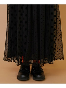 【FRAPBOIS】チュールスカート 詳細画像 ブラウン 5