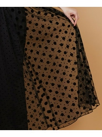 【FRAPBOIS】チュールスカート 詳細画像 ブラウン 7