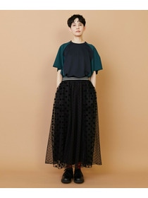 【FRAPBOIS】チュールスカート 詳細画像 ブラウン 8