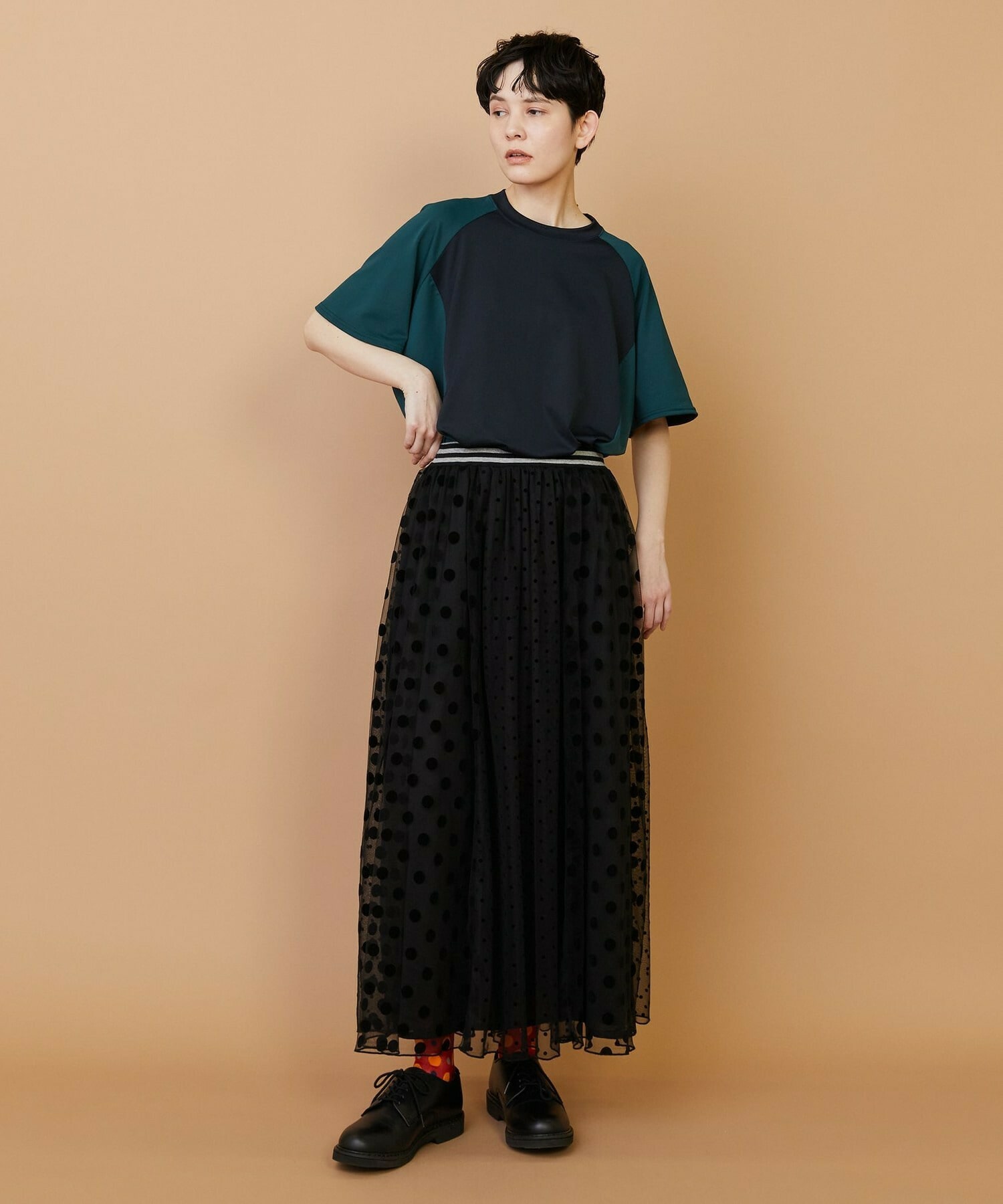 【FRAPBOIS】チュールスカート 詳細画像 ブラウン 10