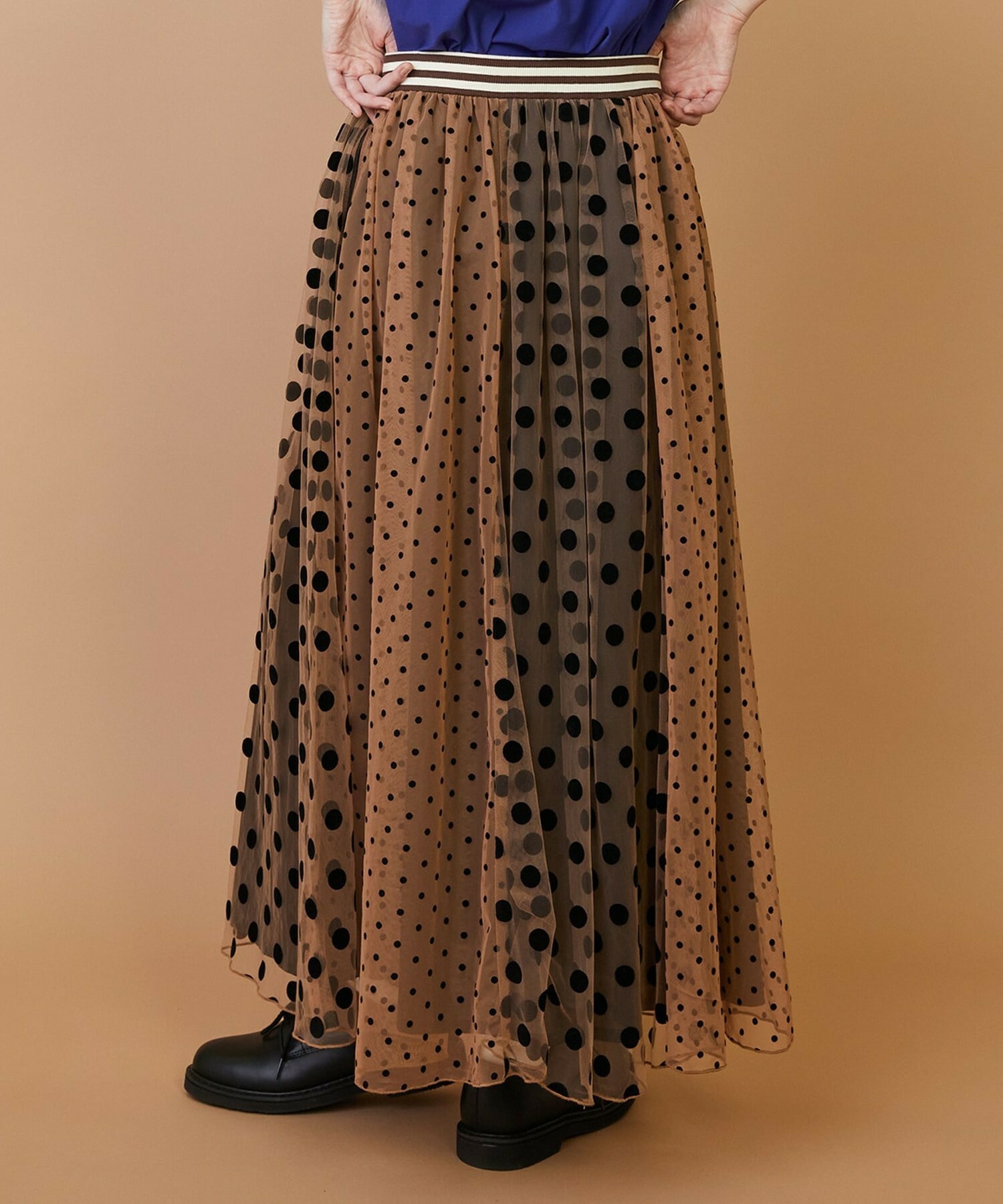 【FRAPBOIS】チュールスカート 詳細画像 ブラウン 13