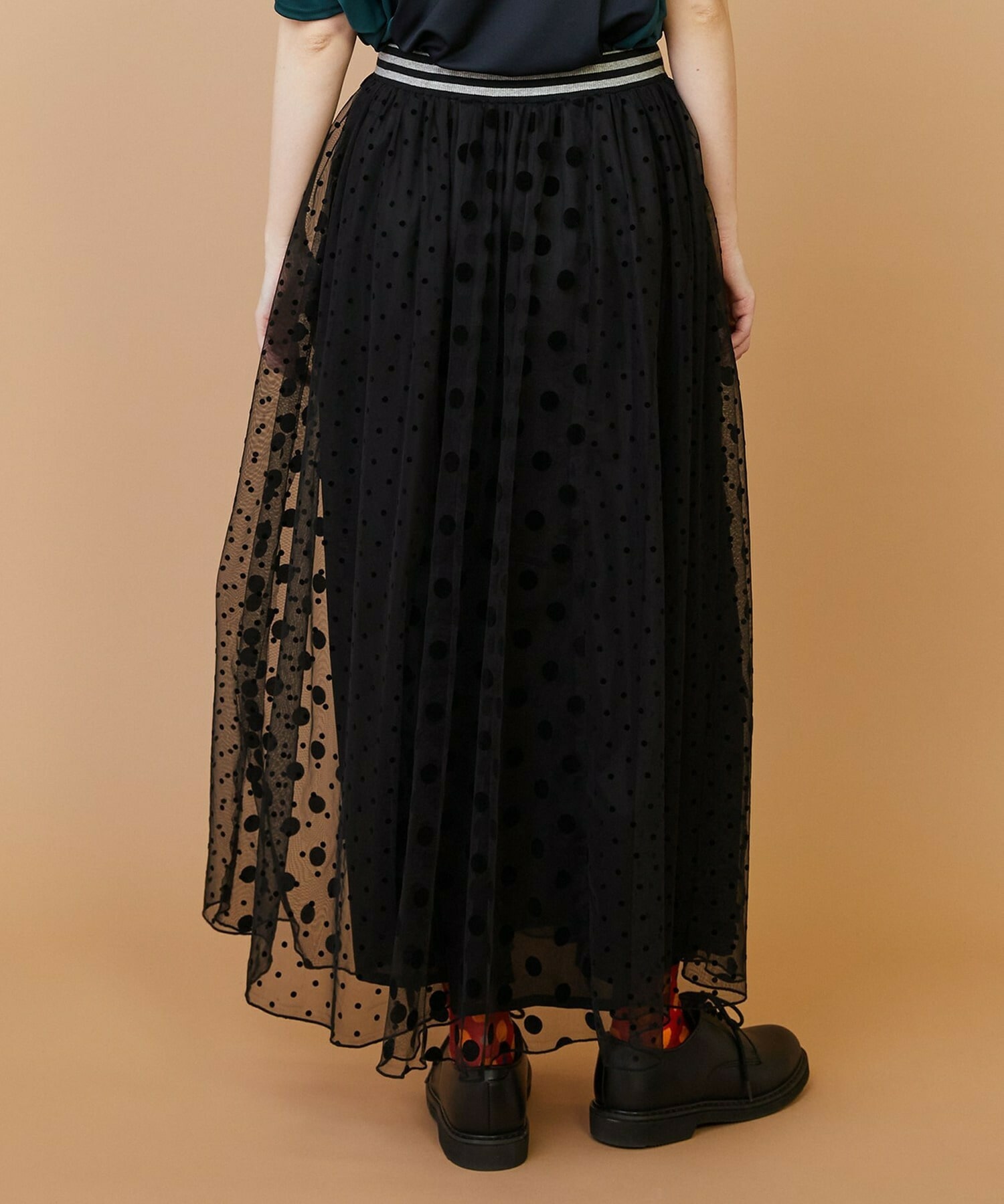 【FRAPBOIS】チュールスカート 詳細画像 ブラウン 2