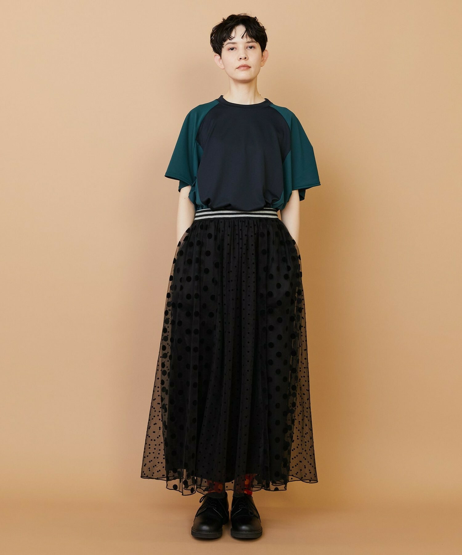 【FRAPBOIS】チュールスカート 詳細画像 ブラウン 8