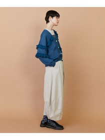 【FRAPBOIS】シアーフリル カーディガン 詳細画像 ブラック 8