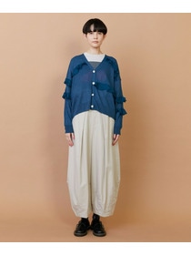 【FRAPBOIS】シアーフリル カーディガン 詳細画像 ブラック 9