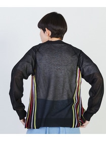 【FRAPBOIS】シアープリーツ カーディガン 詳細画像 ブラック 11