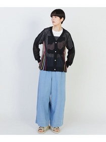 【FRAPBOIS】シアープリーツ カーディガン 詳細画像 ブラック 13