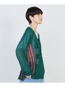 【FRAPBOIS】シアープリーツ カーディガン 詳細画像 ブラック 3