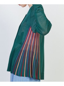 【FRAPBOIS】シアープリーツ カーディガン 詳細画像 ブラック 5