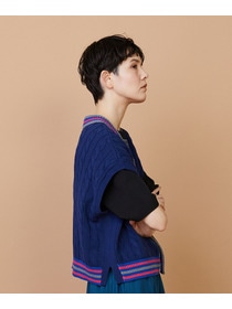 【FRAPBOIS】ラインケーブル ベスト 詳細画像 オフホワイト 3