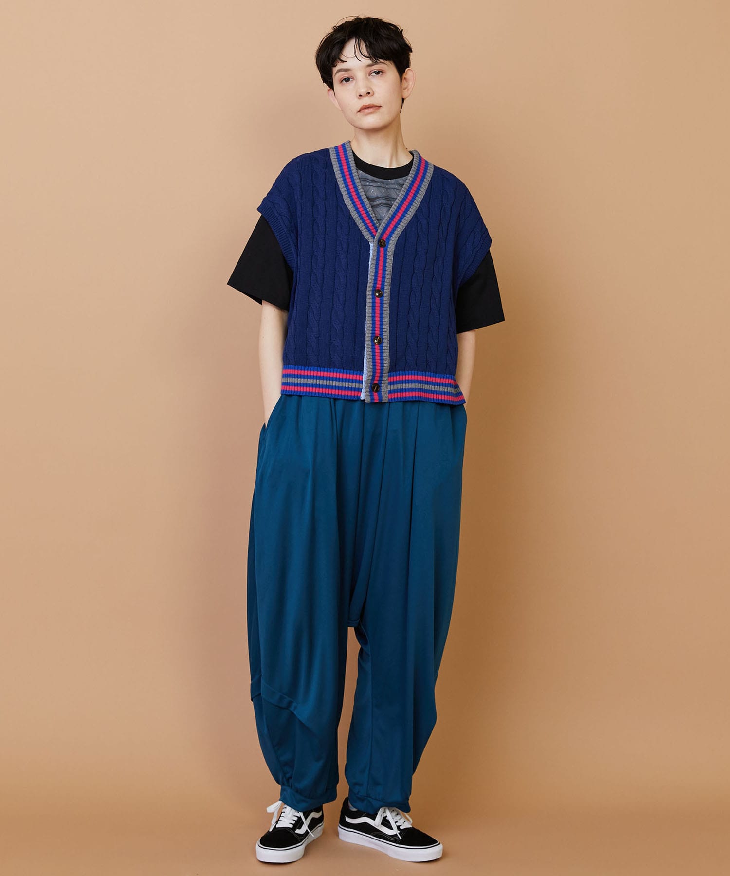 【FRAPBOIS】ラインケーブル ベスト 詳細画像 オフホワイト 8