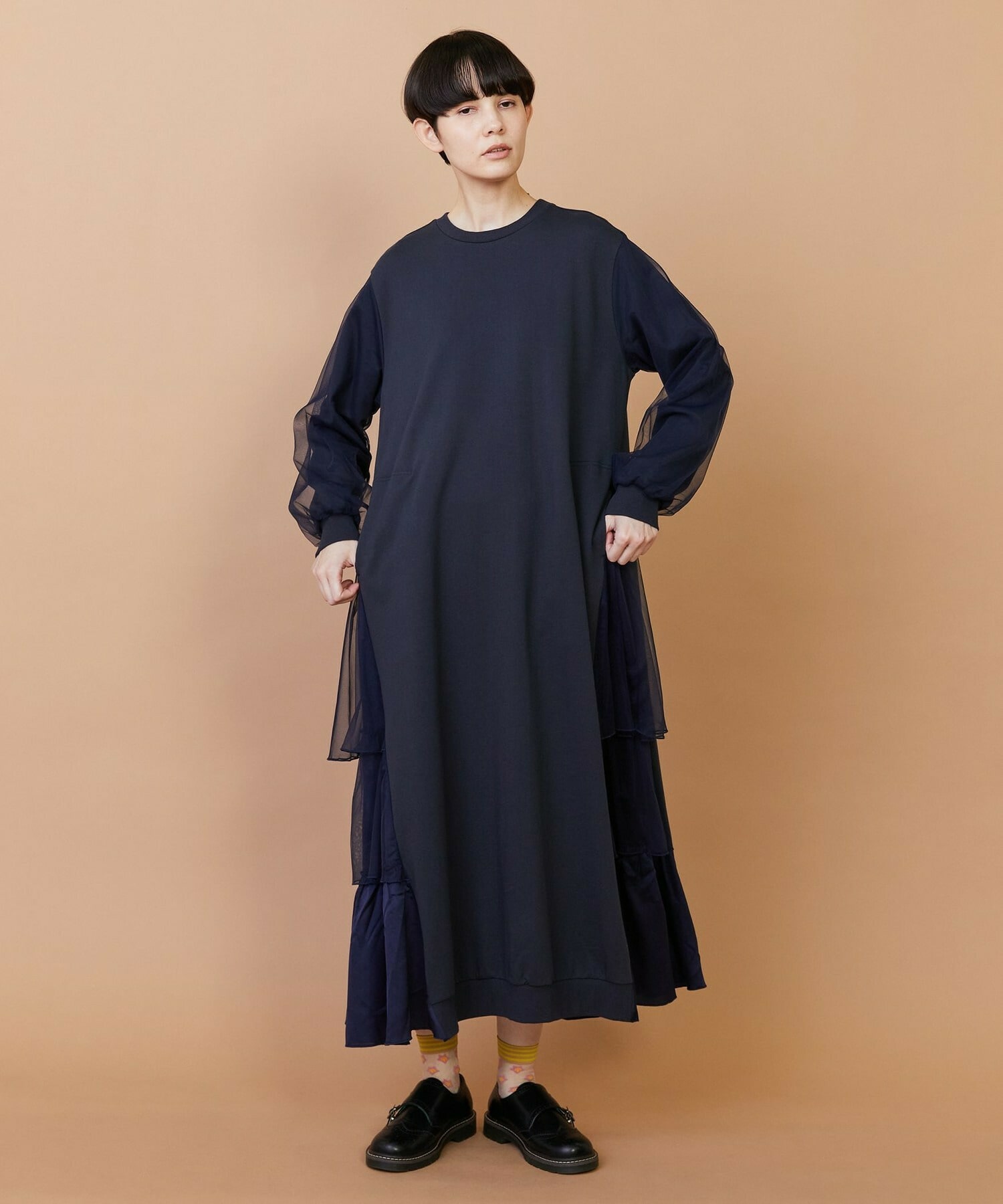 【FRAPBOIS】チュルーカ ワンピース 詳細画像 ネイビー 1