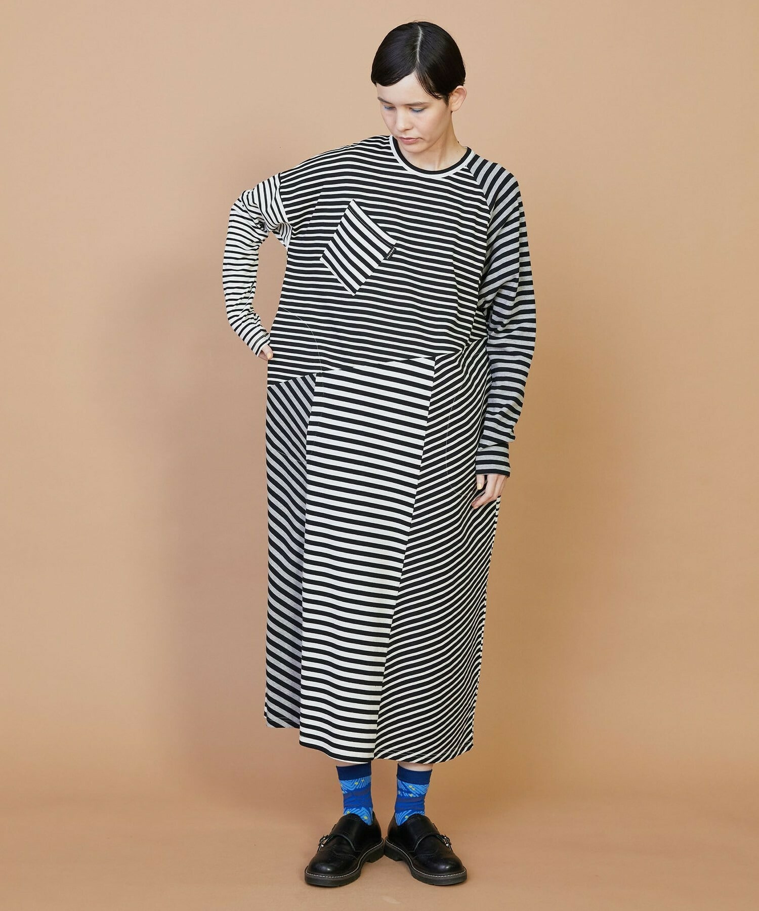 【FRAPBOIS】クワトロボーダー ワンピース 詳細画像 マルチ 6