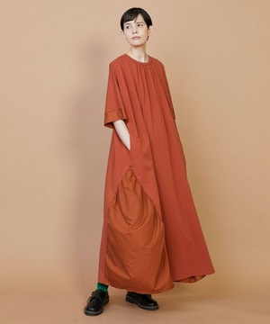 【FRAPBOIS】トリムワンピ 詳細画像 レンガ 1