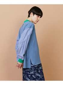 【FRAPBOIS】ストアンド カットソー 詳細画像 ブルー 12